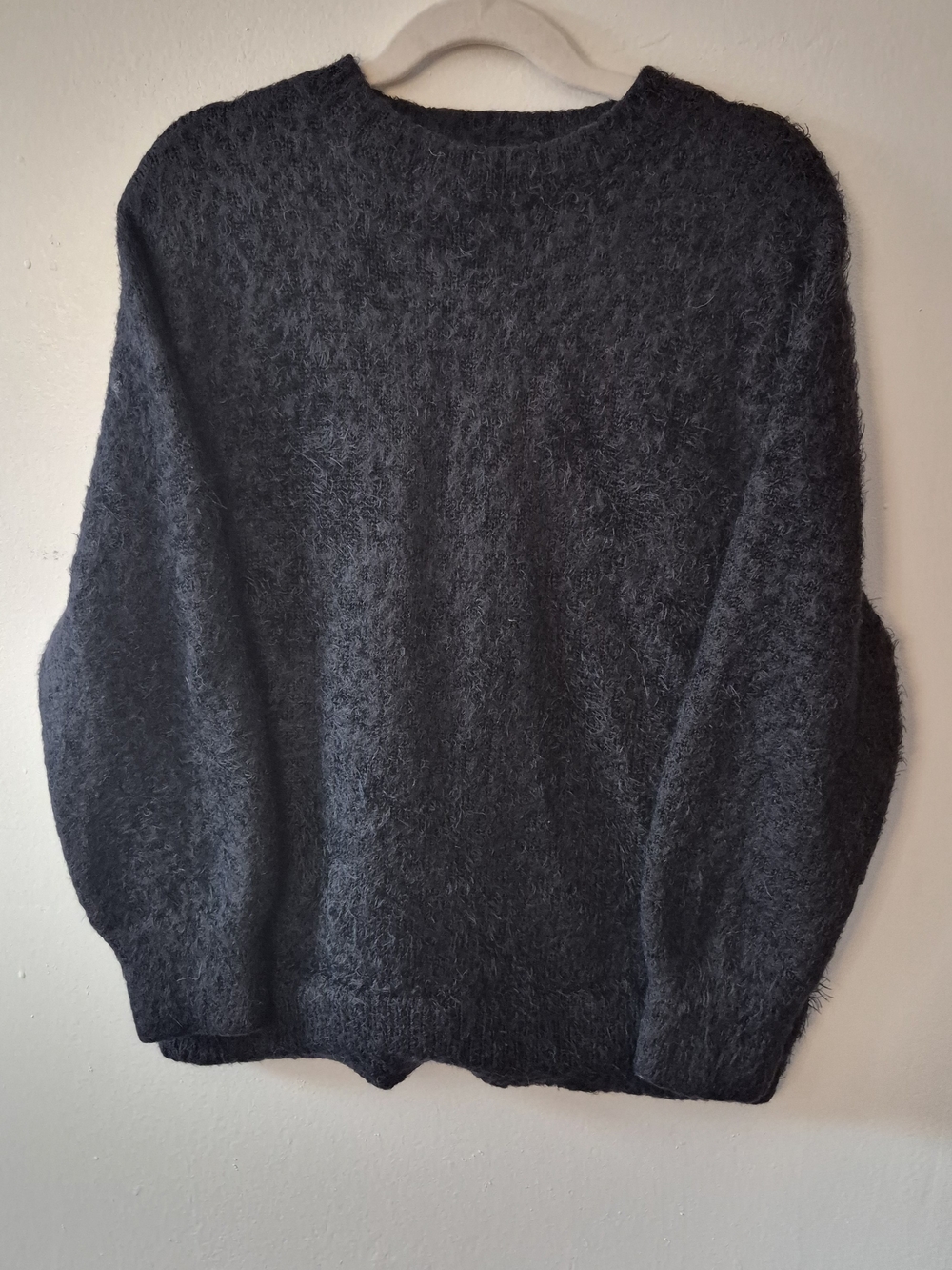 Zara Girls Fuzzy Black Sweater